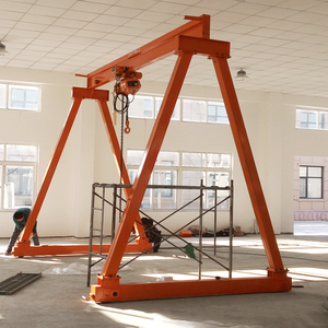 YAOUCRANE Petit Atelier Mobile 1T 2T 3T 5T 7T 10 Tonnes Extérieur un Cadre <span class=keywords><strong>Dessin</strong></span> Portique <span class=keywords><strong>Grue</strong></span> Petite Portique Portable - Product Image 6