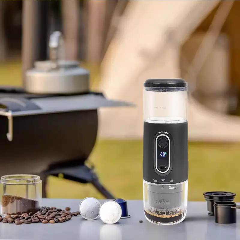 Mini Automatic Espresso Handpress Portable Coffee Machine Portable Coffee Maker Portable Pod Coffee Maker