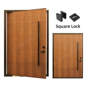 Высококлассная деревянная входная дверь для дома - Product Image 6