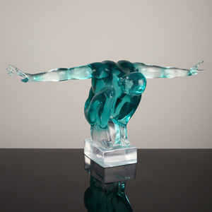 Sculpture Moderne en Résine Faite à la Main, Art Abstrait, Décoration de Table, Design Contemporain, Décoration de Studio - Product Image 2