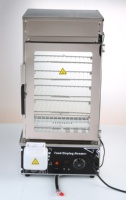 Vitrina Calentadora de Alimentos Comercial Eléctrica Multifuncional de Bajo Consumo para Bollos y Hot Dogs