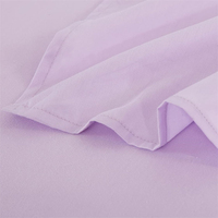 Ensemble de draps de lit personnalisés de style européen 4 pièces 300tc 100% coton certifié OEKO-TEX respectueux de l'environnement avec rideaux