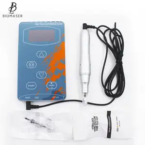 P100 Permanent Makeup Augenbrauen Tattoo Machine Pen Rotary Microb lading Pen mit 10 Patronen nadeln für Eyeliner Lip