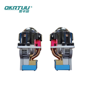 Trực tiếp laser chiếu xe okatuu siêu sáng laser + Led Đèn Pha ống kính máy chiếu - Product Image 2