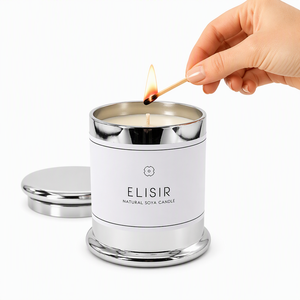 Soy Candle Jar with Lid 8oz 10oz Heat Resistant Tempered <b>Thick</b> Glass Scented Home Fragrance Decor Aromatherapy Supplier - Product Image 6