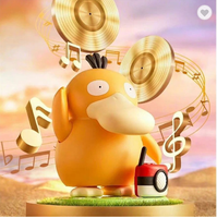 Manivelle Psyduck gravée au Laser, boîte à musique en plastique, boîte à musique Psyduck
