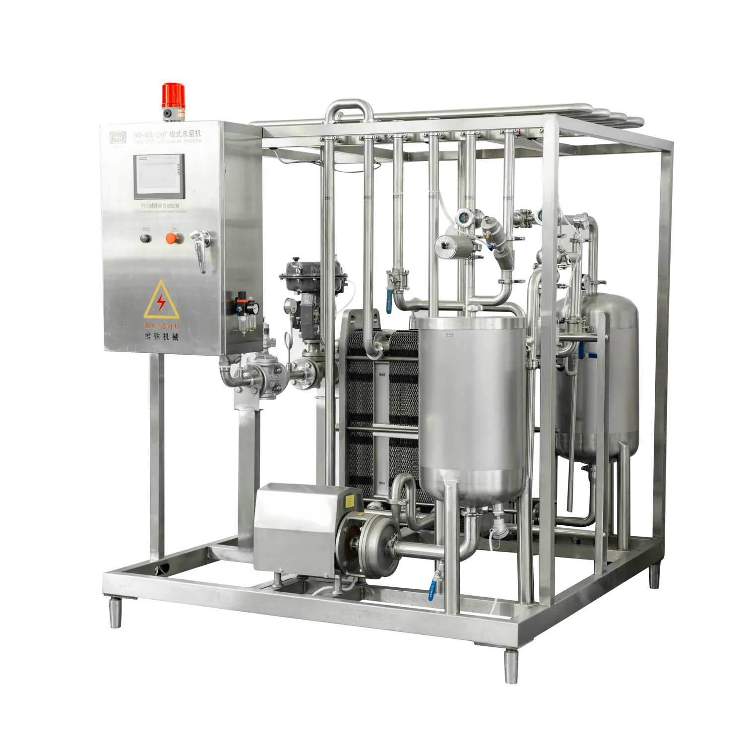 Équipement de pasteurisation du lait de machine de pasteurisation du lait de 600 litres