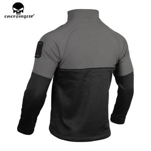 Nouvelle veste tactique fonctionnelle en polaire pour homme Emersongear, coupe-vent respirant avec fermeture éclair et poches, idéale pour la chasse - Product Image 6