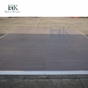 RK Easy to Install Portable Dance Floor Wooden Grain Panel Modern Dance Floor Panel for Wedding <b>Decoration</b> Dance Studio - Product Image 6