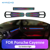 KYNCHO pour Porsche Cayenne 9Y0 : éclairage d'ambiance LED intelligent pour voiture avec éclairage intérieur Symphony, éclairage d'ambiance automobile