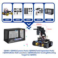 Kit de Coche Robótico Inteligente ACEBOTT 4WD con Ruedas Mecanum, Cámara, WiFi, Programación STEM/STEAM para ESP32 Arduino