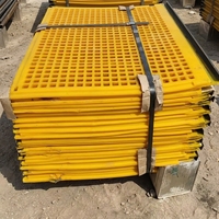 Maille de tamis en polyuréthane sur mesure pour tamis vibrant 2YS2460, panneau PU interchangeable pour l'exploitation minière, procédé de moulage