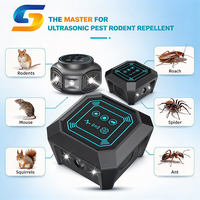 Répulsif à ultrasons pour rongeurs d'intérieur, à brancher, lutte antiparasitaire humaine, répulsif électronique pour souris, répulsif pour rats et écureuils