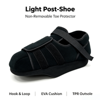 Chaussure post-opératoire à semelle rigide compensée antidérapante et durable pour blessures de l'avant-pied et rééducation post-opératoire (décharge de la charge)
