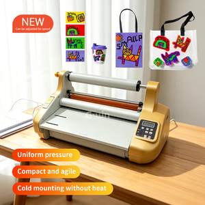 New UV Film Sticker Roll to Roll Cold 30cm Laminating Machine A3 Size Format Full Automatic <b>Laminator</b> - Product Image 2