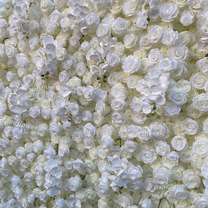 Fs-chất lượng cao cán lên vải trở lại hoa trắng Tường cho trang trí đám cưới - Product Image 2