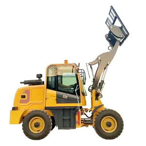 Wheel loader Farm Machinery 4wd compact diesel engine mini loader with attachments