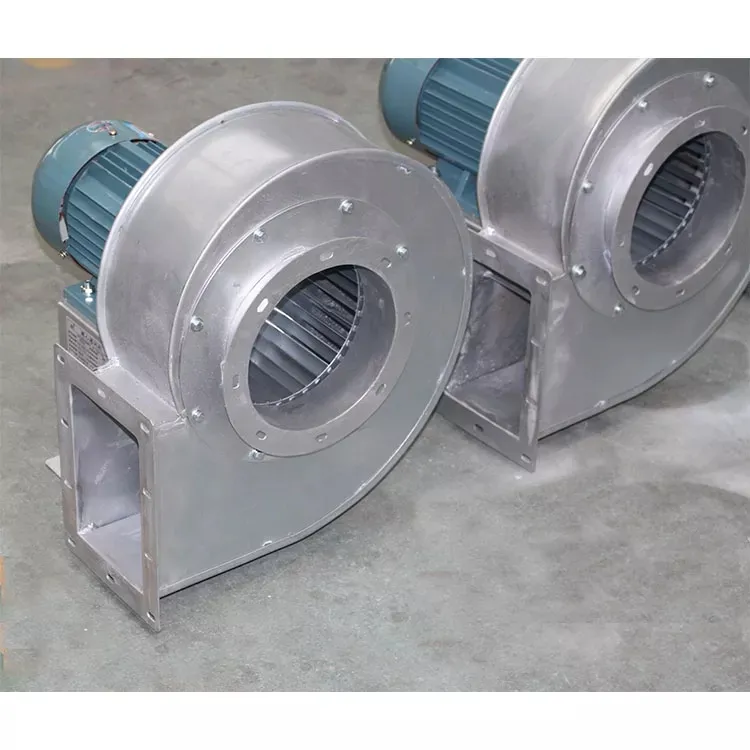 Промышленный центробежный вытяжной вентилятор из нержавеющей стали, устойчивый к высоким температурам