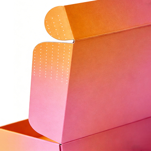 Scatole Pieghevoli Personalizzate Rosa per Spedizioni, Imballaggio Cosmetico e Regali in Cartone Ondulato - Product Image 5