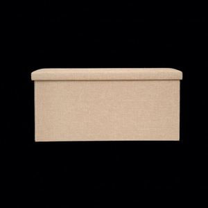 Modern Stool Living Room Furniture <b>Storage</b> Box Fabric Stainless Steel Bamboo Highest Quality Sample Available Stools Counter - Product Image 1