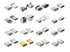 USB-C một ổ cắm kết nối SMD Micro USB 2.0 3.0 loại A B C Dip SMT dọc ngang nữ nam mini Micro USB kết nối