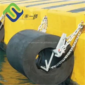 Nave dimensioni personalizzate di alta qualità tipo rimorchiatore barca parafango in gomma prezzo di fabbrica parafango in gomma marina accessori SS rimorchiatore uso Tugboat W