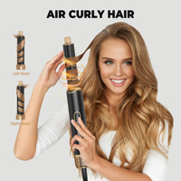 Brosse à air chaud ionique multifonctionnelle 5-en-1 1000W, sèche-cheveux professionnel, brosse coiffante, moteur sans balais, logo personnalisé