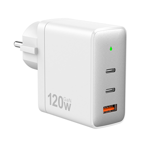 EU KR 2C1A Puertos 120W PD Cargador GaN con GaN Tech Carga rápida para teléfono móvil <span class=keywords><strong>MacBook</strong></span> Laptops iPad <span class=keywords><strong>iPhone</strong></span> - Product Image 4