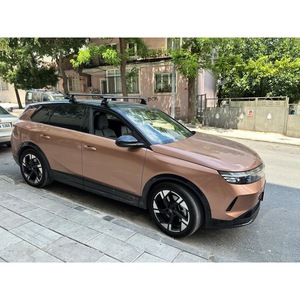 Barres transversales de toit en aluminium Opel Grandland 2024-2026, argent/noir, porte-bagages, sur mesure - Product Image 3