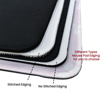Tapis de souris personnalisés avec logo, grands tapis de clavier et de souris, tapis de souris blancs vierges pour la sublimation, tapis de bureau simples pour impression par sublimation
