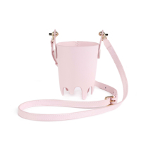 Leather Genuine Leather 2022 DIY Leather Kit Water Cup Milk Tea Cover Cup Accessories-Buckle Lanyard High Quality Genuine Leather Cup Holder Chunxiaoyu