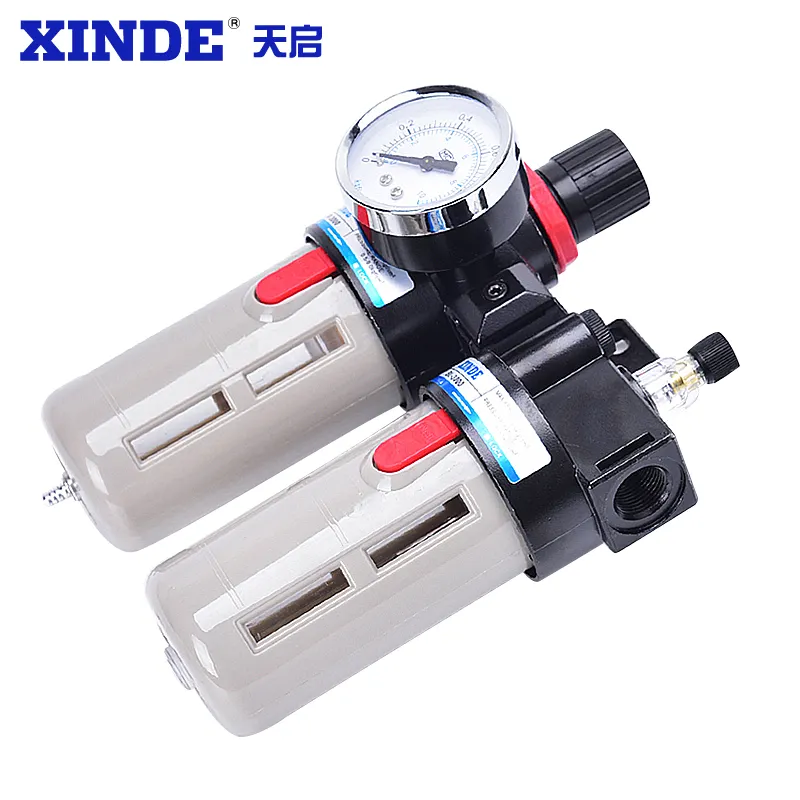 BFC-2000 3000 4000 1/4 3/8 1/2 Air Filter Pressure Regulator Valve Lubricator Pneumatic Compressor Oil Water Separator BFC2000