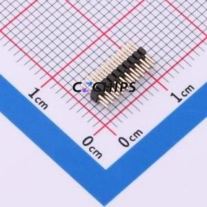 A100UP-ZS10P Pin Header Through hole Component (THT),P=1mm Connector ( Pin Structure: 2x10P )( Pitch: 1mm )( Row Spacing: 1mm ) - Product Image 1