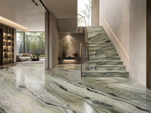 Losas de Mármol Verde <span class=keywords><strong>Utopia</strong></span> para Encimeras de Cocina, Escaleras, Mesas de Comedor, Revestimientos de Chimeneas y Muebles de Baño Personalizados - Product Image 6