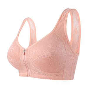 Reggiseno a <span class=keywords><strong>balconcino</strong></span> in pizzo Sexy Push up <span class=keywords><strong>imbottito</strong></span> coppe lusinghiere scollo in tessuto Mesh traspirante stile romantico reggiseno taglie forti - Product Image 1