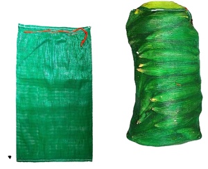 Huamaohengchun - Paquete de 10 Bolsas de Almacenamiento de Malla Extra Grandes y Duraderas, Material LDPE Reutilizable, 21''x32'', Capacidad para 50 Libras (Verde) - Product Image 4