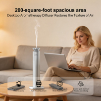 Diffuseur d'arômes automatique, pulvérisation de parfum contrôlée par application, en métal, longue durée, avec minuterie, pour comptoir, hôtel et usage domestique