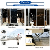Offre Spéciale : Remorque Sanitaire Portable de Luxe à 2 Cabines, Mono-essieu, avec Urinoir et Lavabo, Intérieur Doré, Idéale pour Événements Extérieurs