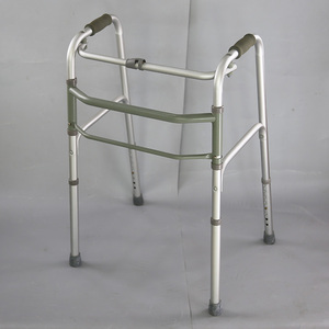 Vente en gros de marchette pliante en aluminium à une clé de haute qualité pour les personnes âgées Ventes directes d'usine - Product Image 2