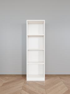 Libreria in Legno Marrone Personalizzata con Scala, Scaffale da Parete per Biblioteca - Product Image 5