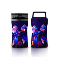 Mug à café en acier inoxydable de 300 ml avec poignée, gobelet isotherme à double paroi sous vide portable, tasse de voyage