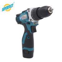 JSPERFECT Perceuse Sans Fil Vente Directe Usine 12V Chargeur Perceuse Meilleure Vente Annuelle