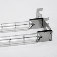 Lampes de fusion infrarouges Weili 220V 1500W, longueur 800mm, revêtement laiteux en quartz, lampe chauffante halogène pour imprimante à rayons X 24