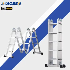 Factory Price Multifunctional Folding Lifetime Home Aluminum Foldable Bunk Bed Aluminum Step Miter Ladder