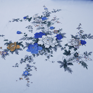 Flat <b>Sheet</b> Printed Peony Floral Design Polyester Cotton Breathable Home Use <b>Single</b> Size - Product Image 4
