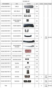 Kit de carrocería de plástico para coche <span class=keywords><strong>Range</strong></span> <span class=keywords><strong>Rover</strong></span> Vogue L322 - Product Image 2