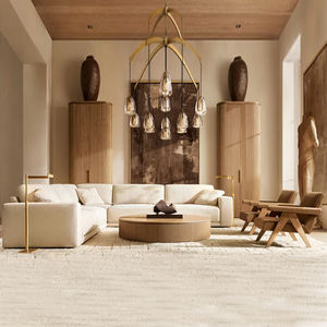 سرير فندق فاخر غرفة معيشة فيلا حديثة غرفة معيشة منتجع ، مبنى مكتب أريكة سرير داخلي - Product Image 2