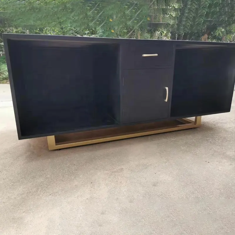 Kantoormeubilair Receptie Moderne Receptie Teller Massief Houten Custom Recepties Moq Is 1 Pcs