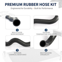 Tuyau de refroidissement en caoutchouc EPDM d'origine pour radiateur, référence OE 96179610 96212626, pour GM Daewoo Lacetti Premier J300 09-16 1.6L F16D3