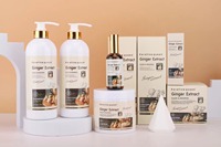 Kits de Soins Capillaires à Prix Avantageux, Anti-Chute et Anti-Casse, Ensemble Shampoing et Revitalisant Naturel Bio au Gingembre pour la Croissance des Cheveux